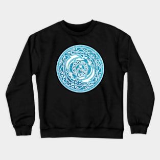 Celtic Dolphin and Celtic triskelion Crewneck Sweatshirt